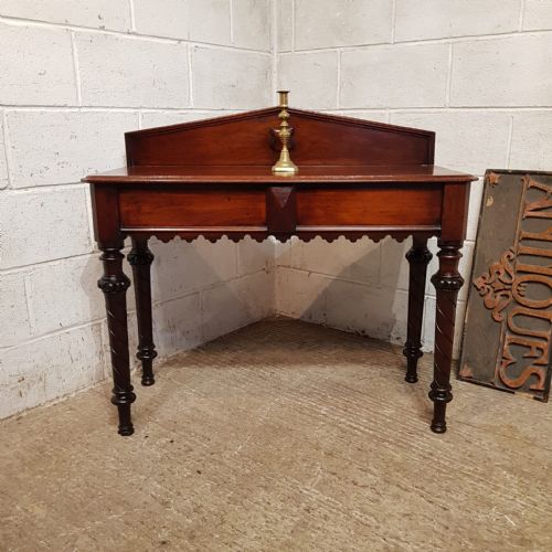 A VICTORIAN MAHOGANY CONSOLE TABLE C1880 - ADDITIONAL PHOTO 7