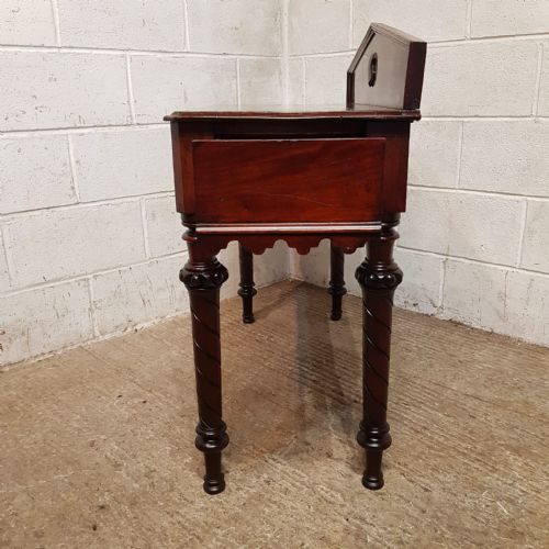 A VICTORIAN MAHOGANY CONSOLE TABLE C1880 - ADDITIONAL PHOTO 8