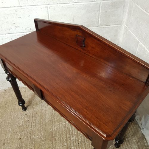 A VICTORIAN MAHOGANY CONSOLE TABLE C1880 - ADDITIONAL PHOTO 9