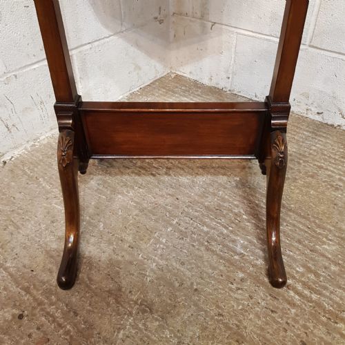 A MAHOGANY CHEVAL MIRROR C1920 - ADDITIONAL PHOTO 2