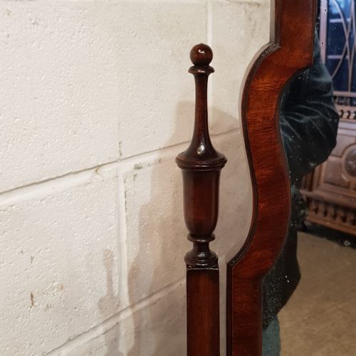 A MAHOGANY CHEVAL MIRROR C1920 - ADDITIONAL PHOTO 4