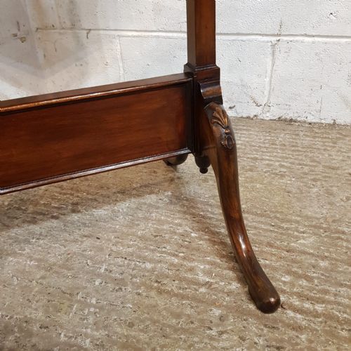 A MAHOGANY CHEVAL MIRROR C1920 - ADDITIONAL PHOTO 5