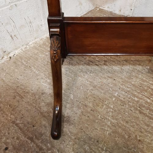 A MAHOGANY CHEVAL MIRROR C1920 - ADDITIONAL PHOTO 6