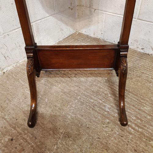 A MAHOGANY CHEVAL MIRROR C1920 - ADDITIONAL PHOTO 7