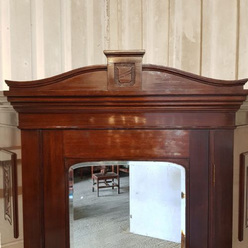 A LATE VICTORIAN MAHOGANY CORNER WARDROBE C1890 - ADDITIONAL PHOTO 7