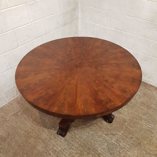 A WILLIAM 4TH ROUND TIP TOP BREAKFAST TABLE C1830 - ADDITIONAL PHOTO 1