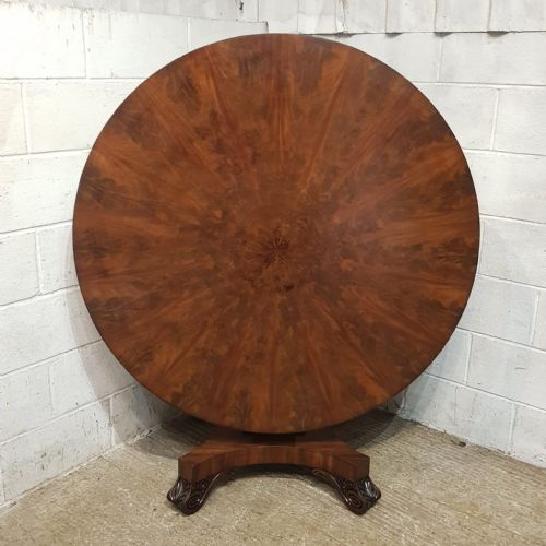 A WILLIAM 4TH ROUND TIP TOP BREAKFAST TABLE C1830 - ADDITIONAL PHOTO 7
