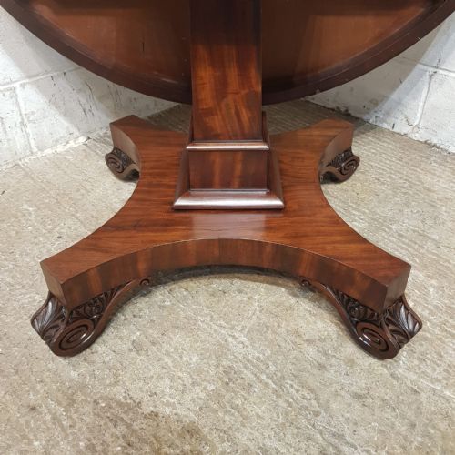 A WILLIAM 4TH ROUND TIP TOP BREAKFAST TABLE C1830 - ADDITIONAL PHOTO 9