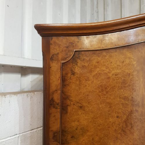 A BURR WALNUT DOUBLE WARDROBE C1920 - ADDITIONAL PHOTO 2