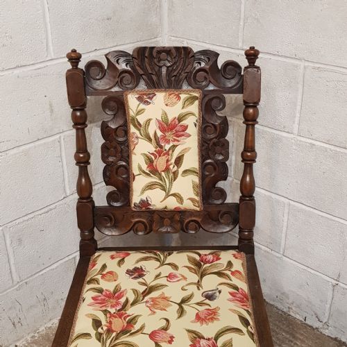 A VICTORIAN CARVED OAK DAYBED C1880 - ADDITIONAL PHOTO 10