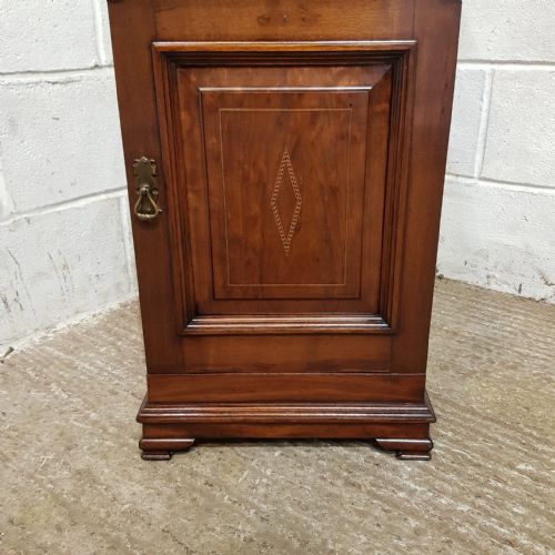 A LATE VICTORIAN MAHOGANY BEDSIDE CABINET C1900 - ADDITIONAL PHOTO 9