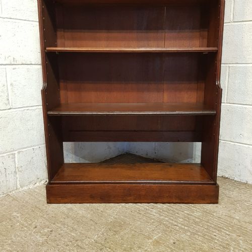 fig 1. A VICTORIAN OAK WATERFALL BOOKCASE C1880