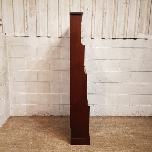 fig 2. A VICTORIAN OAK WATERFALL BOOKCASE C1880