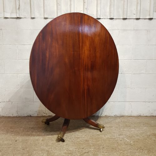 A GEORGE 3RD TIP TOP CIRCULAR BREAKFAST TABLE C1800 - ADDITIONAL PHOTO 2