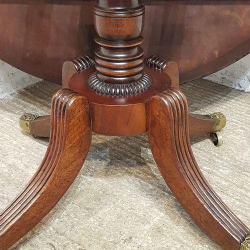 A GEORGE 3RD TIP TOP CIRCULAR BREAKFAST TABLE C1800 - ADDITIONAL PHOTO 6