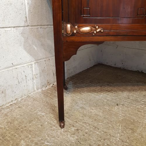 A MAHOGANY ART NOUVEAU WASH STAND C1900 - ADDITIONAL PHOTO 3