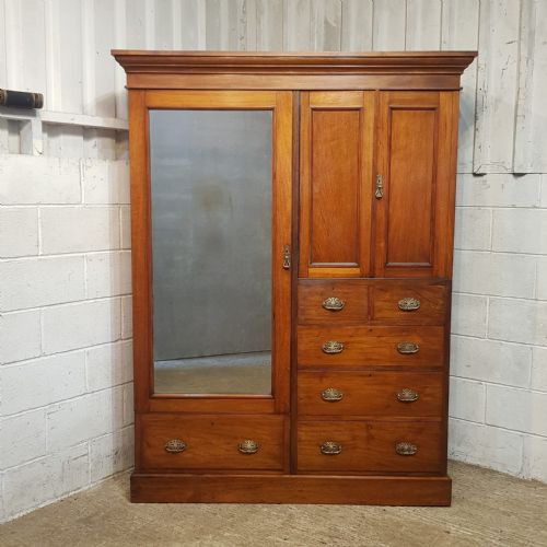 An Edwardian Combination Wardrobe  C1900