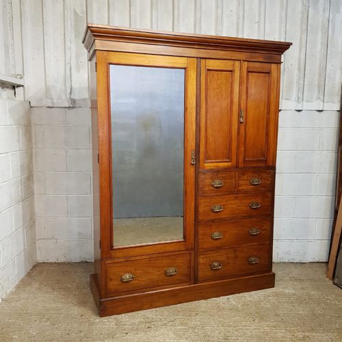 fig 1. AN EDWARDIAN COMBINATION WARDROBE C1900