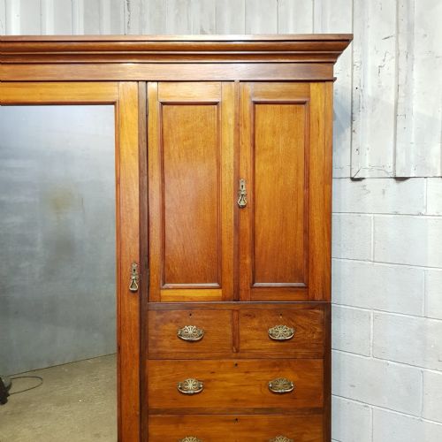 fig 2. AN EDWARDIAN COMBINATION WARDROBE C1900