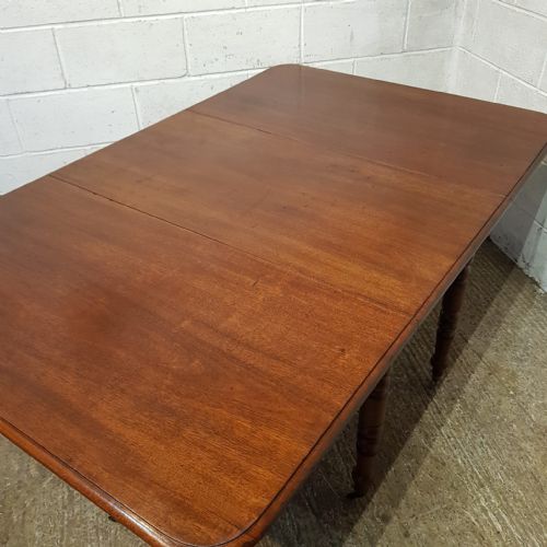 A REGENCY MAHOGANY DROP LEAF DINING TABLE C1820 - ADDITIONAL PHOTO 3