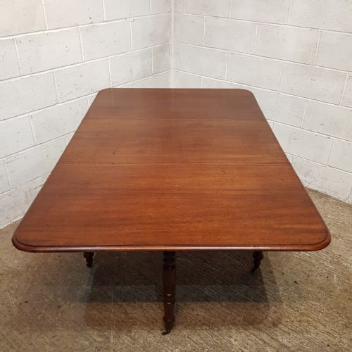 A REGENCY MAHOGANY DROP LEAF DINING TABLE C1820 - ADDITIONAL PHOTO 5