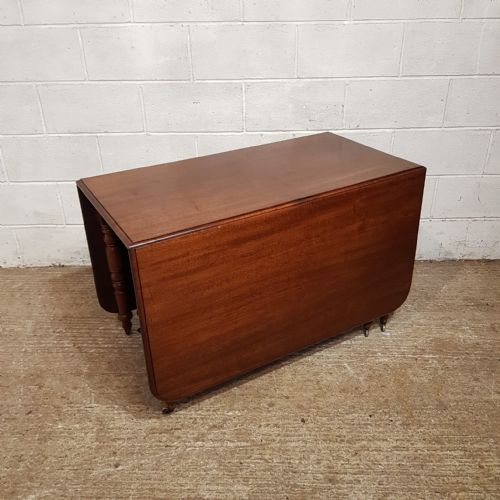 A REGENCY MAHOGANY DROP LEAF DINING TABLE C1820 - ADDITIONAL PHOTO 6