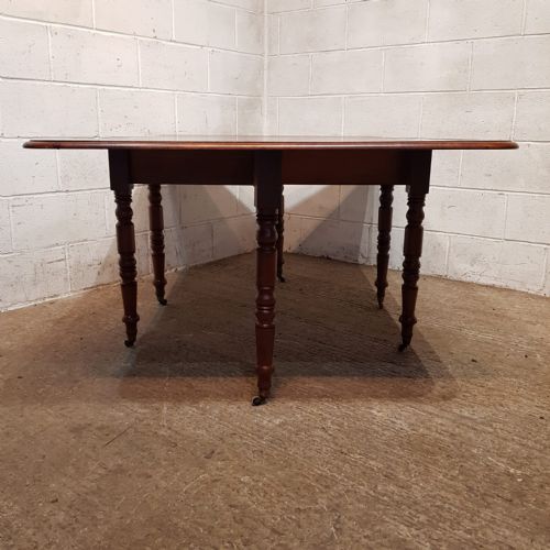 A REGENCY MAHOGANY DROP LEAF DINING TABLE C1820 - ADDITIONAL PHOTO 7