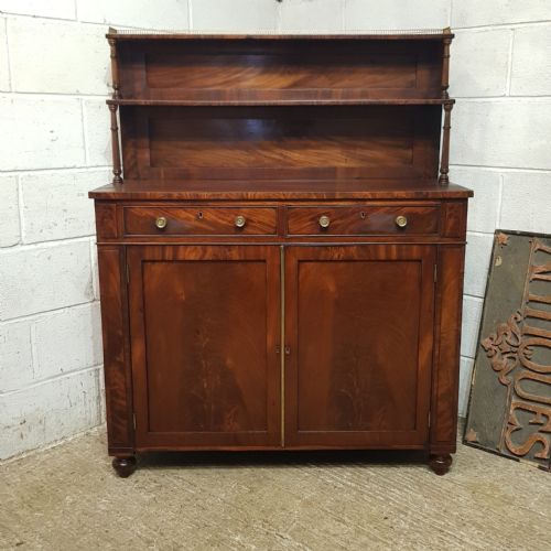 A REGENCY MAHOGANY CHIFFONIER C1820