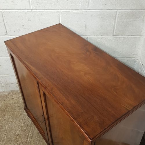 A REGENCY MAHOGANY LOW CUPBOARD C1820 - ADDITIONAL PHOTO 1