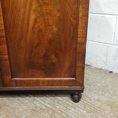 A REGENCY MAHOGANY LOW CUPBOARD C1820 - ADDITIONAL PHOTO 3