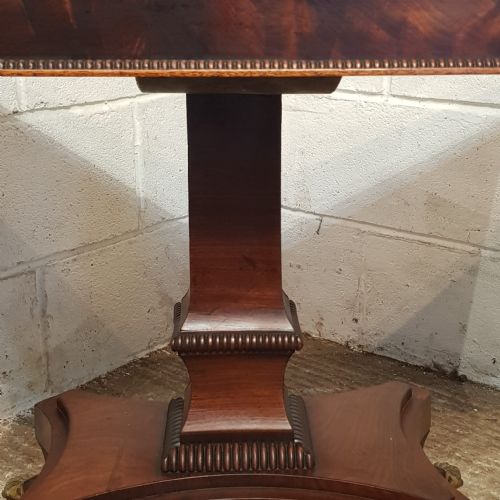 A REGENCY MAHOGANY FOLD OVER SIDE TABLE C1820 - ADDITIONAL PHOTO 1