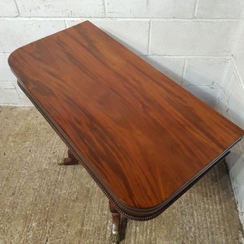 A REGENCY MAHOGANY FOLD OVER SIDE TABLE C1820 - ADDITIONAL PHOTO 4