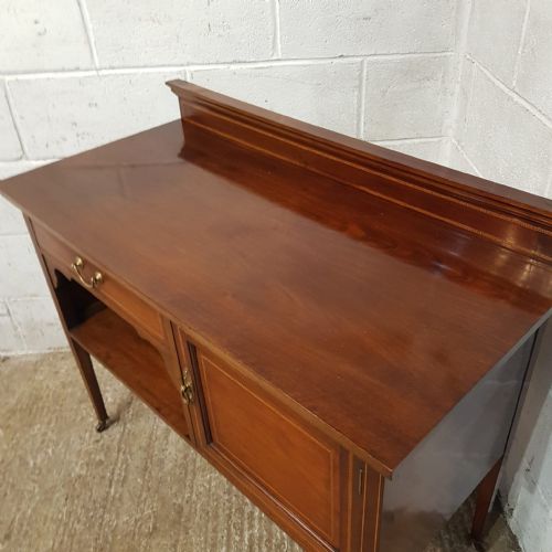 AN EDWARDIAN MAHOGANY WASHSTAND C1900 - ADDITIONAL PHOTO 1
