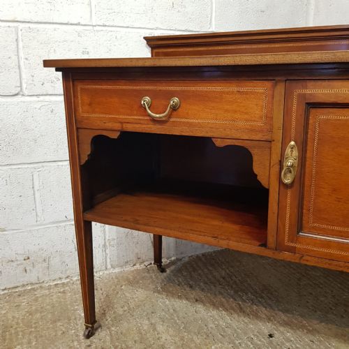 AN EDWARDIAN MAHOGANY WASHSTAND C1900 - ADDITIONAL PHOTO 4