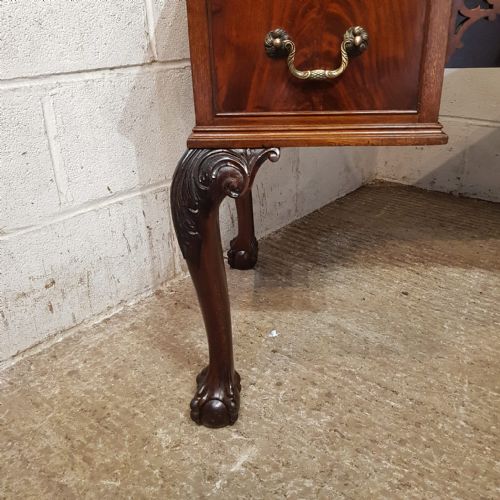 A CHIPPENDALE REVIVAL MAHOGANY DESK C1900 - ADDITIONAL PHOTO 5