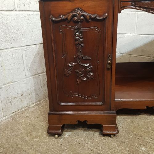 A VICTORIAN MAHOGANY TWIN PEDESTAL DESK C1880 - ADDITIONAL PHOTO 4