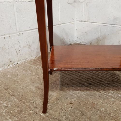 A PAIR OF EDWARDIAN MAHOGANY BEDSIDE TABLES C1900 - ADDITIONAL PHOTO 5