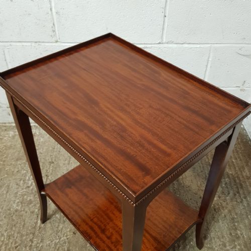 A PAIR OF EDWARDIAN MAHOGANY BEDSIDE TABLES C1900 - ADDITIONAL PHOTO 9
