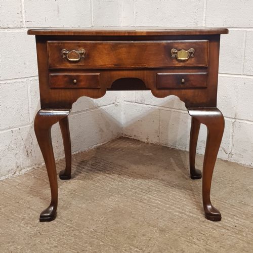 A Burr Walnut Lowboy C1920