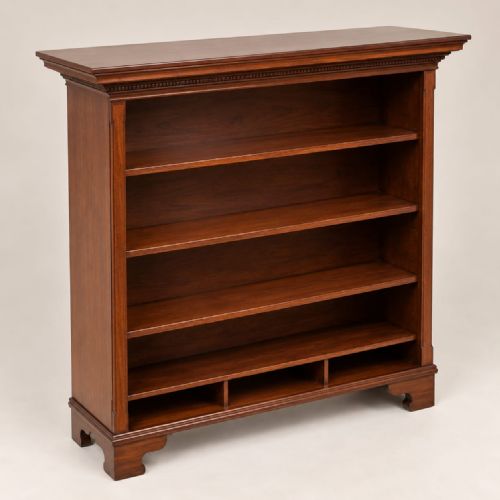 A Late Victorian Mahogany Open Bookcase C1890