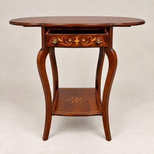 A Victorian Rosewood Drop Leaf Occasional Table C1880
