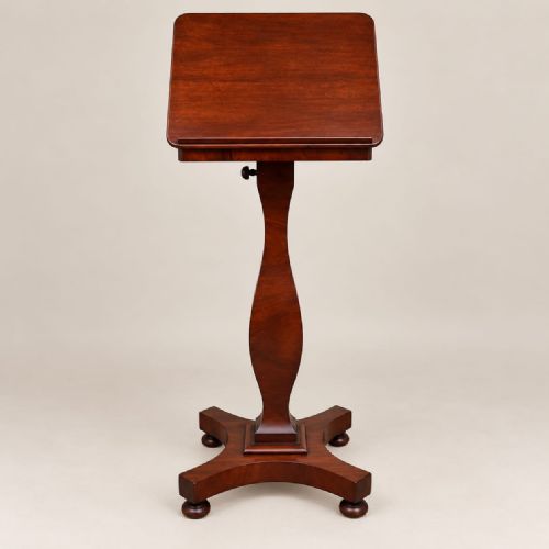 A Victorian Mahogany Music Stand C1860