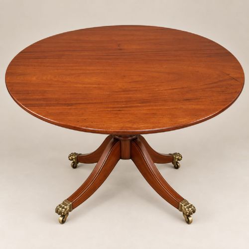 A Regency Mahogany Circular Dining Table C1800