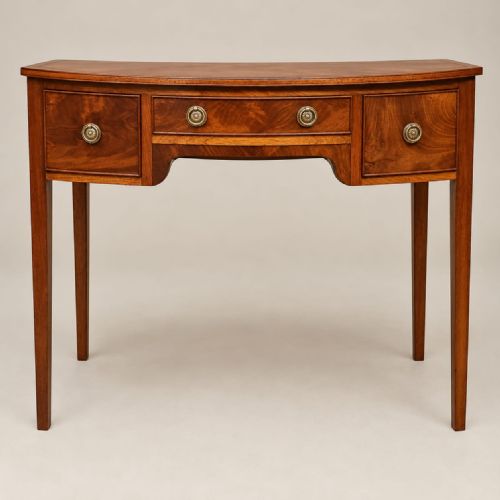 A Regency Bow Fronted Side Table C1800