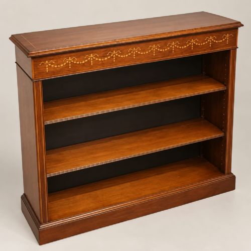 A Mahogany Open Bookcase C1920