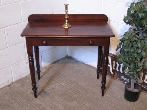 Victorian Mahogany Side Table Desk C1880
