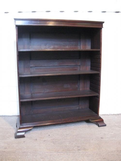 Regency Mahogany Open Bookcase C1800