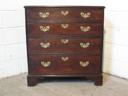 Antique Georgian Country Oak Chest of Drawers