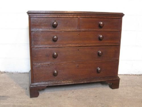 Antique Georgian Oak Chest of Drawers C1780