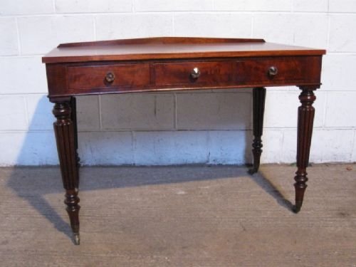 Lovely Antique Regency Mahogany Side Table Writing Desk C1800